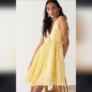 J Crew Swingy V-neck Mini Dress in Tossed Floral Size Small